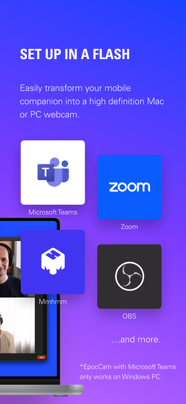 EpocCam | تبدیل آیفون به وب کم کامپیوتر