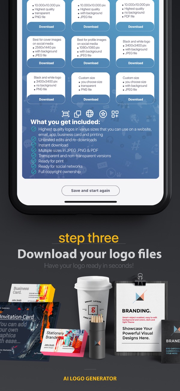 AI Logo Generator - ساخت لوگو