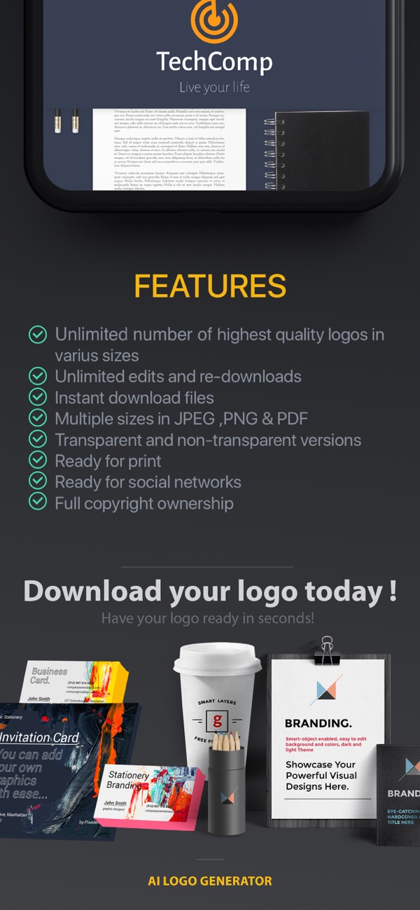 AI Logo Generator - ساخت لوگو