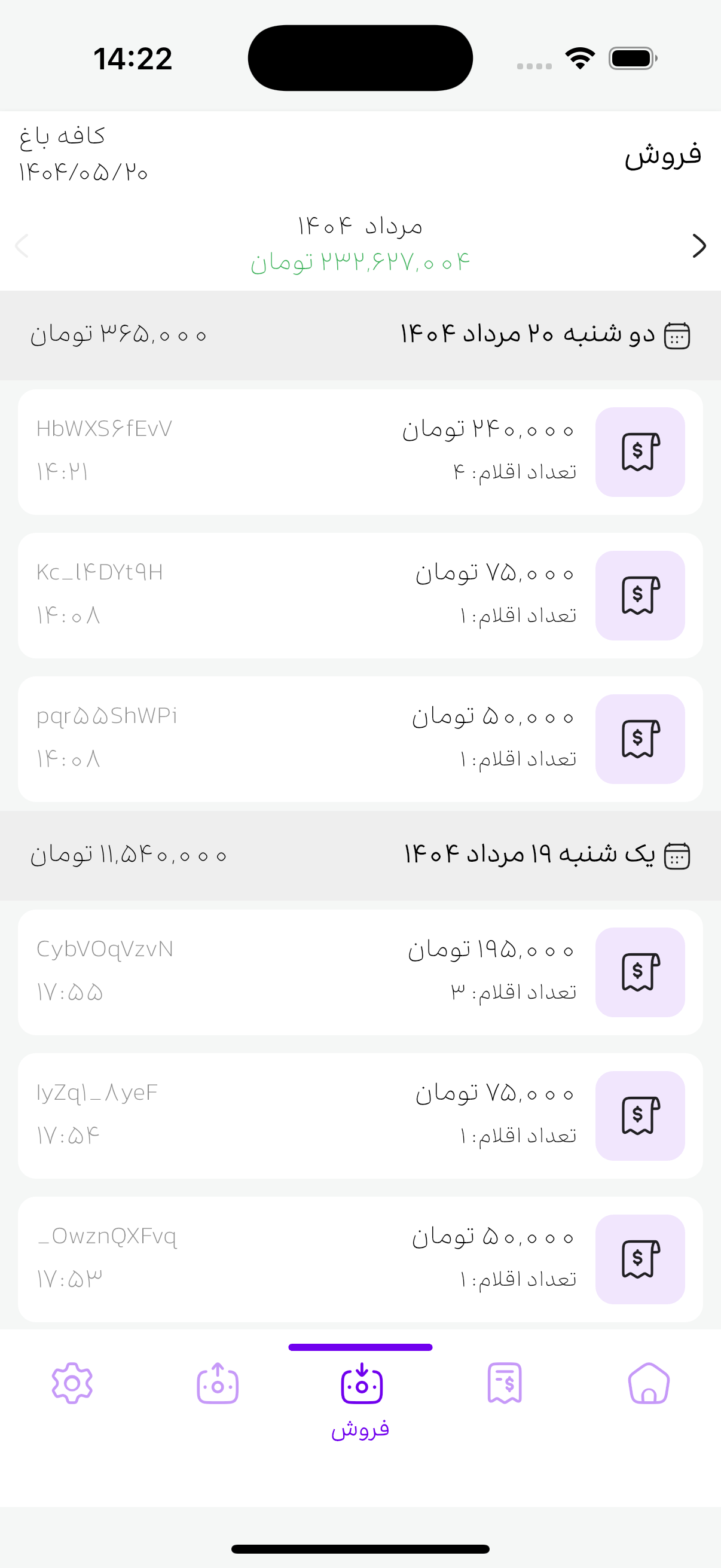 میک کافه - حسابداری کافی‌شاپ‌