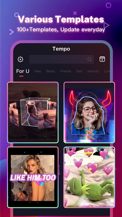 Tempo++ | نسخه آنلاک شده ساخت کلیپ و موزیک ویدیو