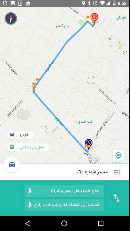 قشه همراه یزد | Yazd Map